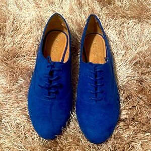 Aldo royal blue oxfords